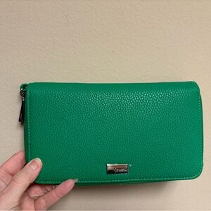 Green Textured Women's Bag
